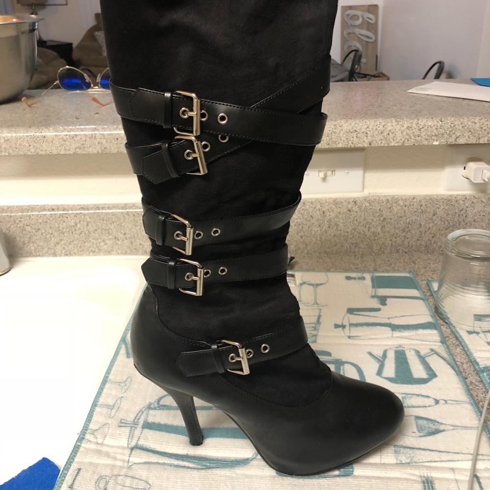 Black boots